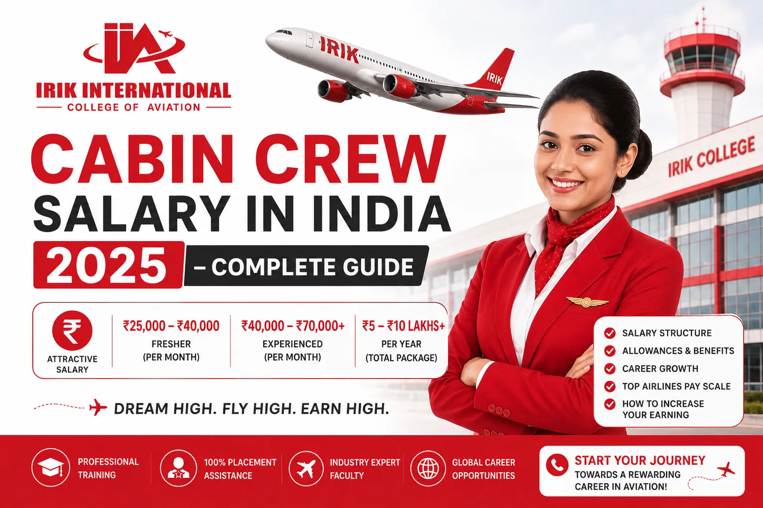 Cabin Crew Salary in India 2025 – Complete Guide
